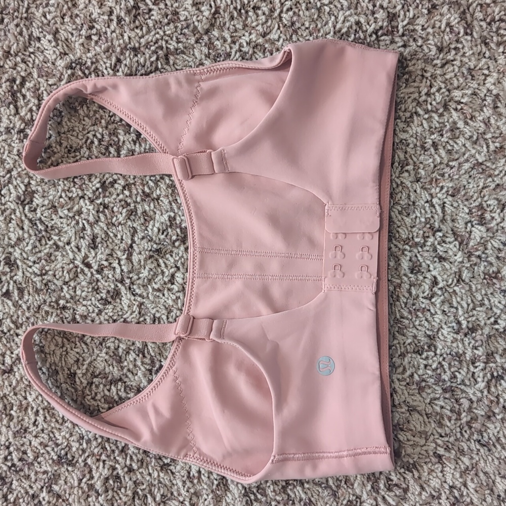 Lululemon In Alignment Bra Size 4 C/D In Pink Puff - image 2